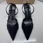 QuiteS Za 2025 New Temperament Stiletto Heels
