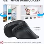 Wireless Vertical Ergonomic Optical Mouse